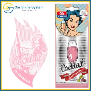 Car Air Freshener Hanging Cardboard Sparkling Wine Cocktail Perfumes Dr.Marcus - Picture 1 of 1