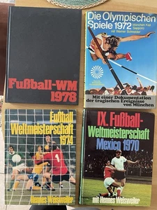 Fußball Weltmeisterschaft 1970, 1974,1978 Bildbände + Olympischen Spiele 1972 - Bild 1 von 1