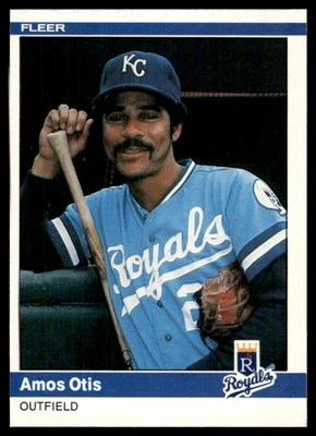 1984 Fleer Amos Otis Kansas City Royals #351 - Image 1 of 2