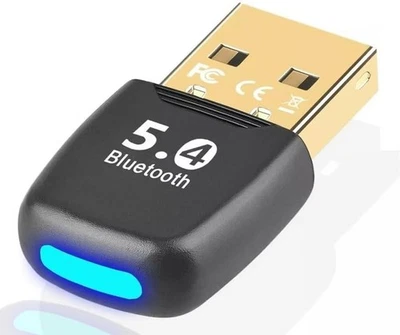 Adattatore Bluetooth 5.4 USB per PC, chiavetta USB Bluetooth 5.4 Dongle EDR Blue - Immagine 1 di 4