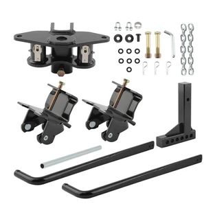 Trailer Towing Hitch bar 2" 10,000 lbs Up to 10K Steel powder coat 8" total rise - Picture 1 of 19
