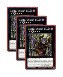 Yugioh! Goblin's Crazy Beast PHNI-EN048 (Común) 1ª Edición 3x "Goblin Deck Support" - Imagen 1 de 1