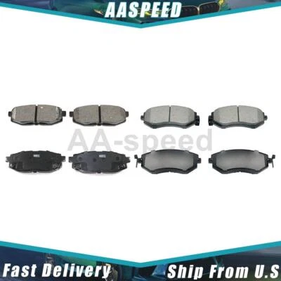 Brake Pads Front Rear For Subaru BRZ 2018 2017 2016 2015 2014 2013 DuraGo - Image 1 of 3