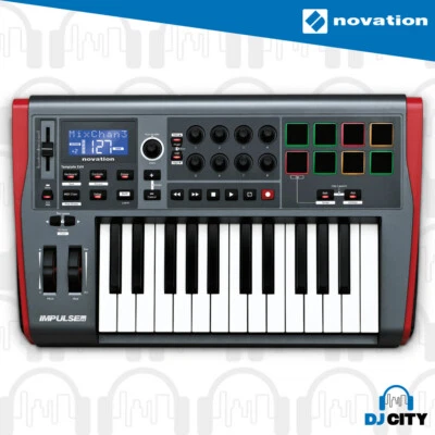 Novation Impulse 25 Professional Production 25 Key Midi Keyboard w/ Software - image 1 of 4