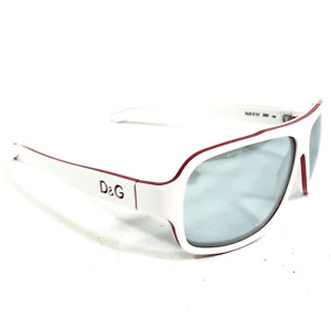 Dolce & Gabbana Sunglasses D&G 2127 889 Red White Square Frames w/ Gray Lenses