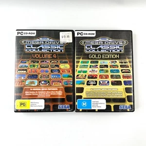 Sega Mega Drive Classic Collection Gold Edition & Volume 4 PC | Tested Working - Picture 1 of 7
