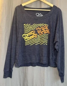 Chaser NWT Anthropologie Cheap Trick Blue Long Sleeve Women’s Size Small - Picture 1 of 11