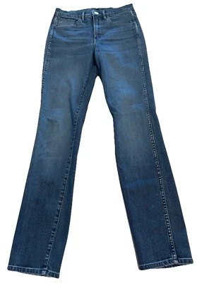 Pantalones de mezclilla 3X1 NYC para mujer 26 azul tiro medio ajustados azules hechos aquí EE. UU. Foto 1 de 4