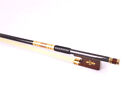 1X Violin Bow 4/4 Carbon Fiber Snakewood Frog Natural Horse Tail Great Blance