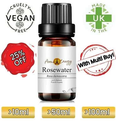 Rose Water | Organic | 100% Pure & Natural Rosewater | High Quality | Vegan - Image 1 of 3