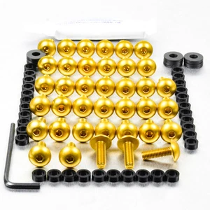 Kit de Tornillos Carenabris en Aluminio K1200GT 06+ Oro - Picture 1 of 1