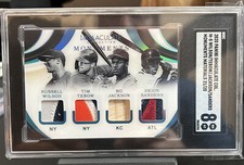 2020 Immaculate Collection Wilson/Tebow/Jackson/Sanders SGC 8 Amazing Relics /25