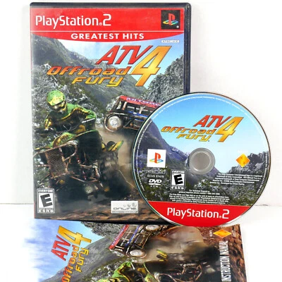 ATV Offroad Fury 4 (2006) PS2 Greatest Hits Edition Videogame w Manual Pre-Owned - Image 1 of 4