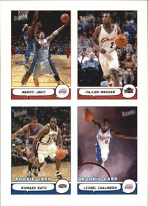 2004-05 Bazooka 4-on-1 Stickers #43 Jaric/Dajuan Wagner/Sato/Lionel Chalmers