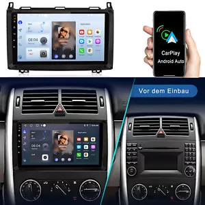 Carplay Autoradio Für Mercedes-Benz A/B Klasse/Vito W169 W639 W245 Nav GPS + KAM - Bild 1 von 14