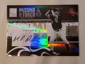 Magglio Ordonez 2005 Donruss Elite Passing The Torch Auto Autograph   #66/75