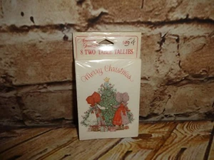 Vintage Hallmark Eight Pack 2 Table Tallies Progressive Bridge Merry Christmas - Picture 1 of 2