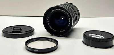 Excelente lente zoom Canon FD 35-70 mm f/4 MF con tapas/filtro B2 Foto 1 de 4