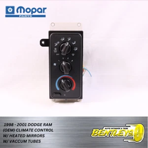1998 - 2001 DODGE RAM AC CLIMATE CONTROL MODULE SWITCH HEATED MIRRORS 55055654AC - Picture 1 of 13