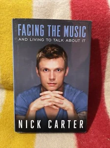 SIGNED IN PERSON NICK CARTER~Facing the Music & Living to Talk about It - Imagen 1 de 8