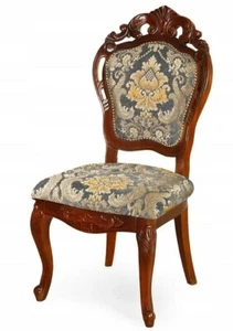 Best quality dining chair solid wood louis baroque rococo style 78380f - Picture 1 of 1