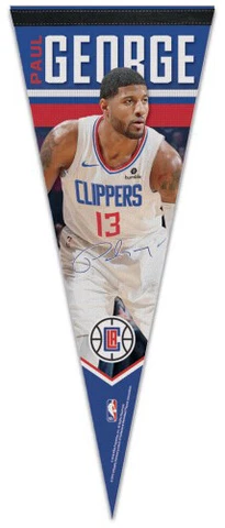 PAUL GEORGE Los Angeles Clippers NBA Premium Felt Wincraft PENNANT Cover