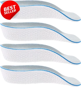 2 pares de almohadillas ortopédicas altas, plantillas de aumento de altura de 0,98 pulgadas almohadillas altas 1,0 o - Imagen 1 de 12
