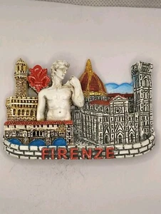 MAGNET MAGNET REFRIGERATED RESIN SOUVENIR FRIDGE MAGNET FLORENCE TOSCANA - Picture 1 of 1