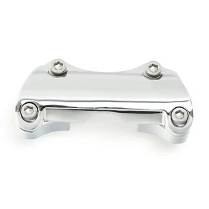 1" Handlebar Risers Top Clamp Fit For Harley Touring Road King Glide 1988-2024 - Picture 1 of 6