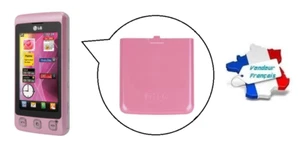 Coque Arrière Capot Cache Batterie Rose Pour LG KP500 Cookie - Photo 1 sur 24
