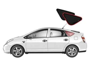 Genuine SNAPSHADES Port Window Shades for Toyota Prius 2nd Gen (XW20; 2003-2009) - Picture 1 of 3