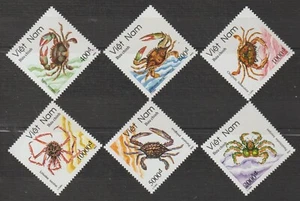 1993 Vietnam Stamps Crabs Collection Scott # 2472-2477 MNH - Picture 1 of 1