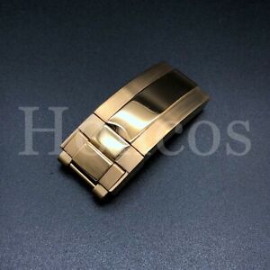 16 MM Deployment Folding Buckle Clasp Fits For Rolex Daytona Sub Yellow Gold US
