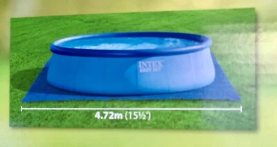 472 x 472 Easy Fast Frame BODENPLANE Bodenschutzplane Pool Plane 457 INTEX 28048 - Bild 1 von 4