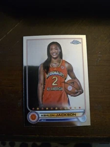 2022 Topps Chrome McDonald's All American - Refractor #91 Ashlon Jackson (RC) - Picture 1 of 2
