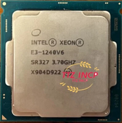 Intel Xeon E3-1240 v6 SR327 4 Cores 3.7GHz 8MB LGA1151 CPU Processor - Image 1 of 3