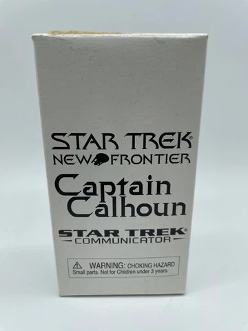 Star Trek Communicator New Frontier Captain Calhoun Action Figure Exclusive 1998 Cover