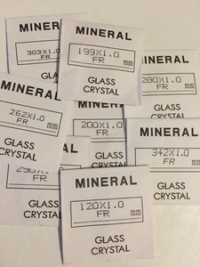 watch glass. replacement.1mm thick, 12mm to 36mm fast shipping - Picture 1 of 8