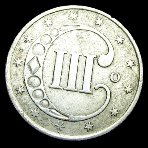 1851-O Silver Three Cent Piece ---- Nice Details Coin ---- #VV225 Cover