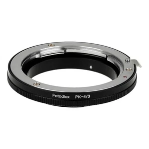 Adaptador Fotodiox Pro - lente réflex de montaje Pentax K (PK) para cámaras réflex digitales Olympus 4/3 - Imagen 1 de 3