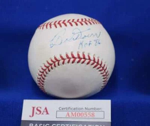 Bobby Doerr HOF 86 JSA COA Autograph Major League OML Signed Baseball - Picture 1 of 2