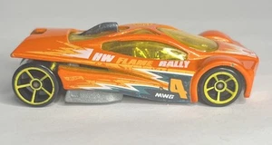 2001 Hotwheels #4Sling Shot v5506 Diecast Toy 1/64 Orange HW Flame Rally ~ GR - Bild 1 von 15