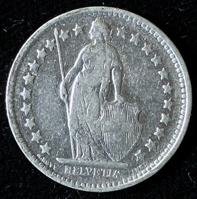1921 Switzerland Silver Half Franc - Image 1 of 2