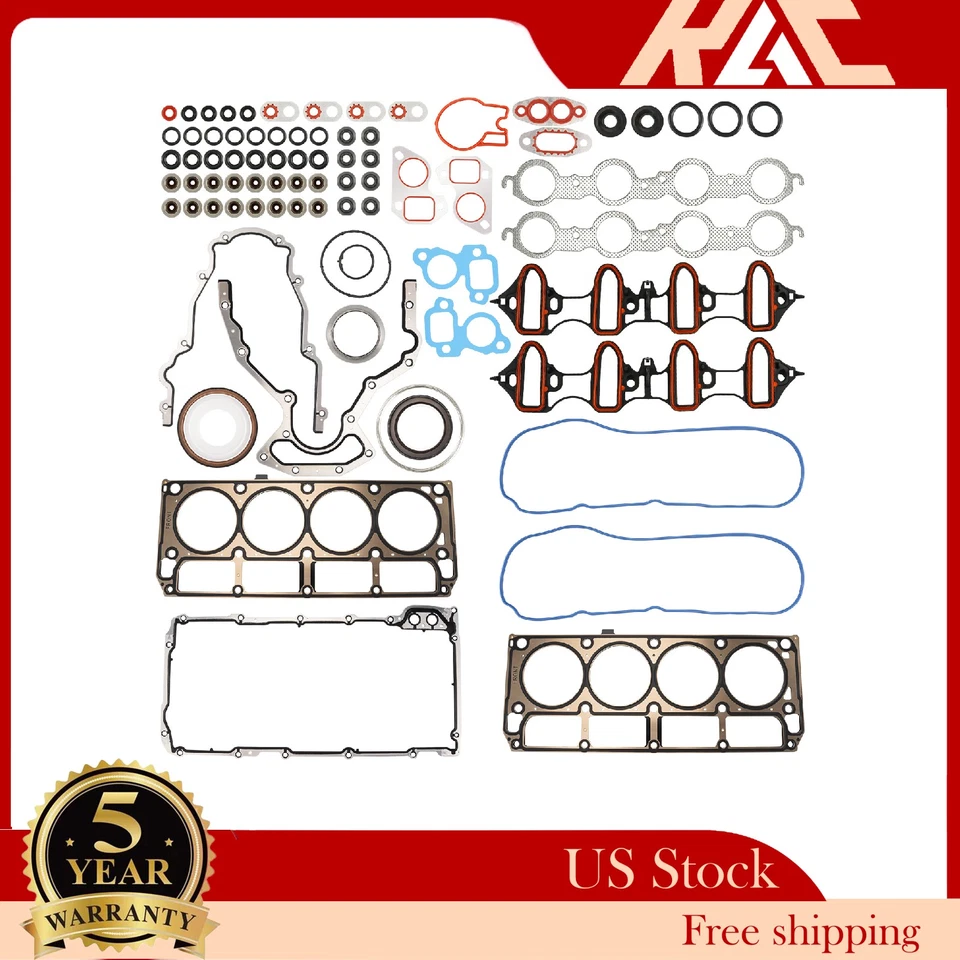 For Cadillac Escalade 2004-2005 GMC Yukon XL 1500 2002-2003 Engine Gasket Set Foto 1 de 4