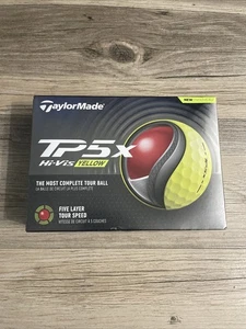 NEU TaylorMade 2024 TP5x Golfbälle - Gelb/Dutzend (12) - NEU - Bild 1 von 4