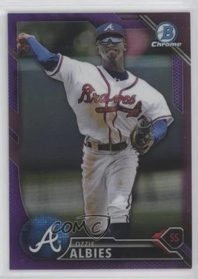 2016 Bowman Chrome Prospects Purple Refractor /250 Ozzie Albies #BCP110 - Image 1 of 2