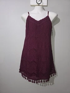 NWT Plum Lace Sundress SPEECHLESS Size Small - Picture 1 of 6