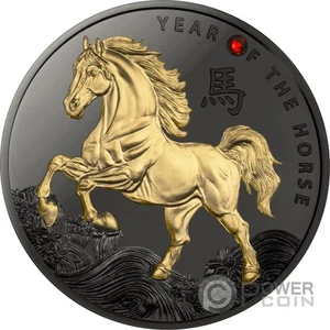 YEAR OF THE HORSE Moneda Plata 500 Francs Cameroon 2026 - Bild 1 von 3