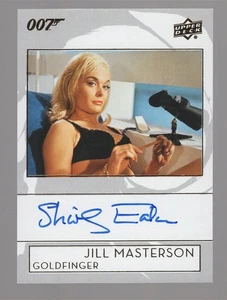 SHIRLEY EATON AS JILL MASTERSON 2019 UPPER DECK JAMES BOND AUTO **GOLDFINGER** - Picture 1 of 2
