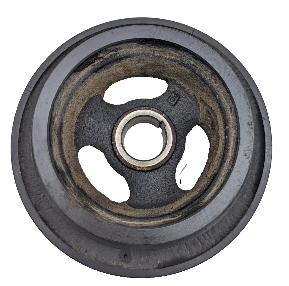 1999 2000 2001 2002 BMW E46 M54 2.5L Vibration Damper Crank Pulley - Image 1 of 4